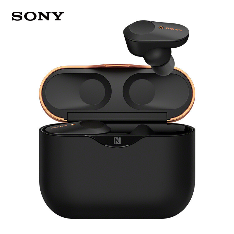 索尼(SONY)WF-1000XM3 真无线蓝牙耳机耳麦 智能降噪 触控面板 苹果/安卓手机适用 黑色