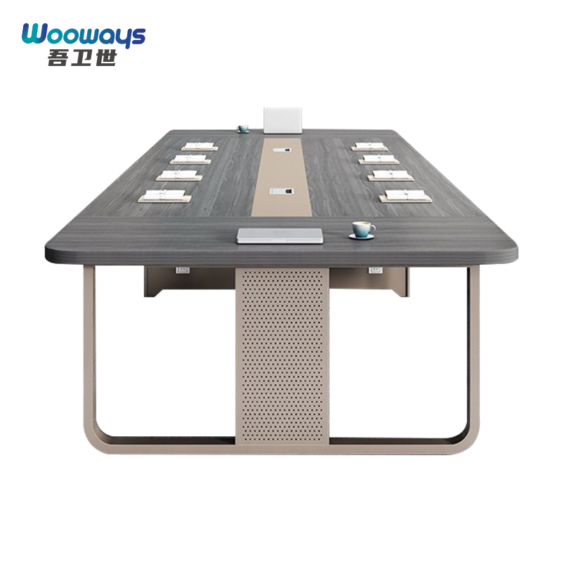 吾卫世 会议桌 3.0*1.3m张高清大图