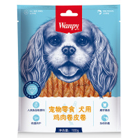 顽皮Wanpy宠物零食犬用鸡肉卷皮卷180g