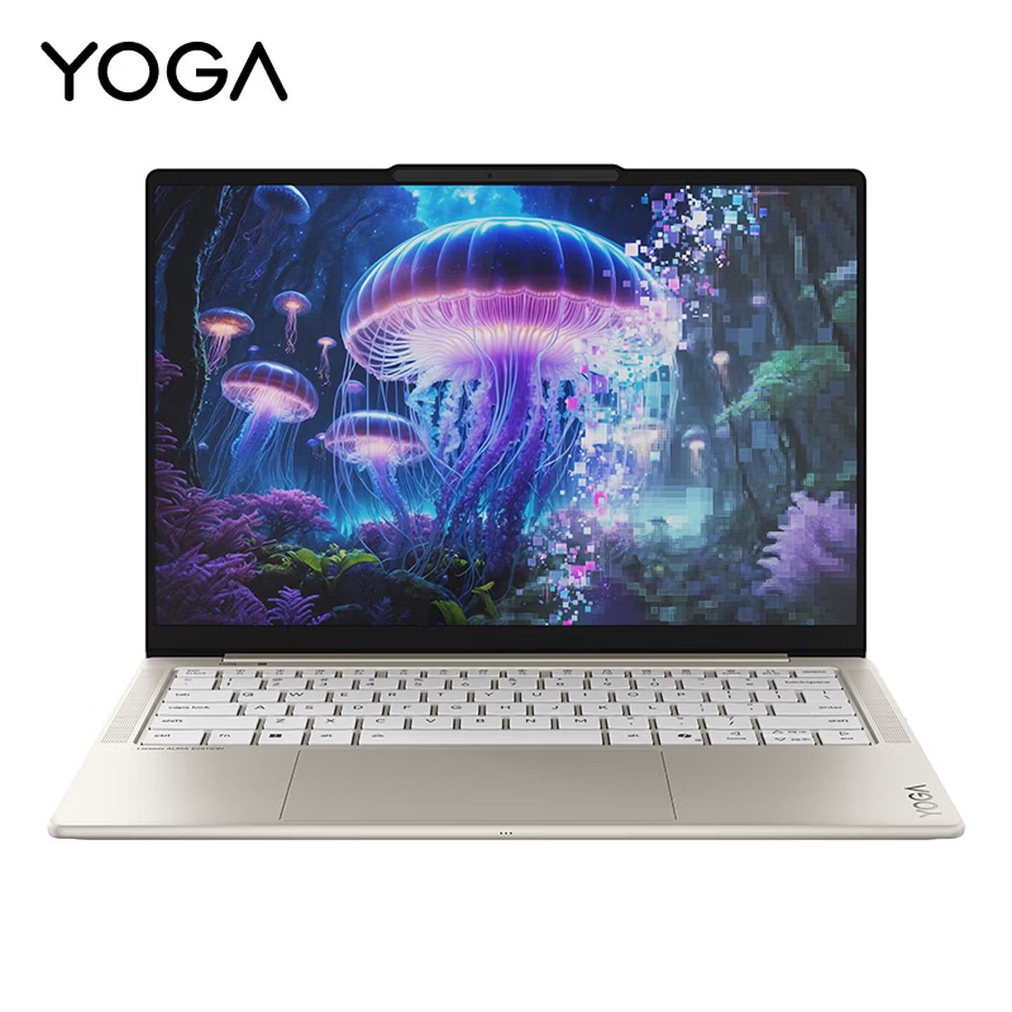 联想(Lenovo)YOGAAir14 Aura AI元启触控屏轻薄笔记本电脑 2代酷睿Ultra5-228V 32G 1T 2.8K 120Hz高刷触控OLED 浅海贝高清大图