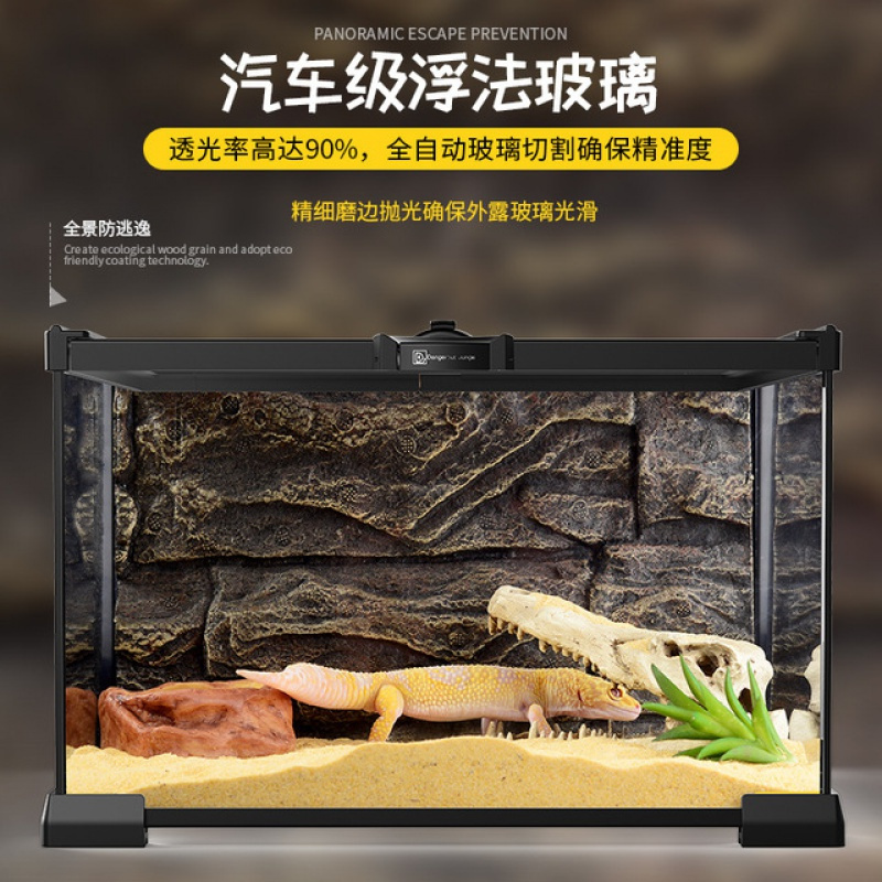 爬宠饲养箱玻璃大号爬虫蜥蜴守宫角蛙蜘蛛乌龟生态水陆雨林缸陆龟高清大图