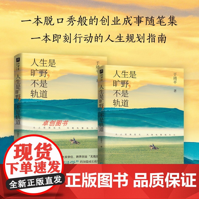 人生是旷野,不是轨道 于靖平著 “帝国理工于同学” 送给年轻人的进阶攻略+成事手册!选择、规划比努力更重要江苏凤凰文艺高清大图