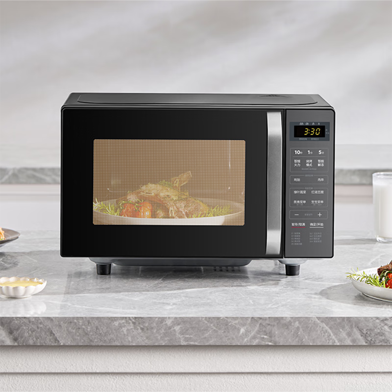 美的(Midea)C10家用微波炉 光波炉微烤一体机变频火力智能菜单微波杀菌大平板易清洁内胆便捷加热高清大图