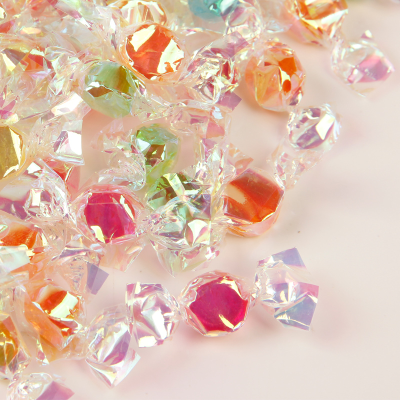 一邦千纸鹤糖500g混合水果糖多彩喜糖罐装网红糖果小零食可折纸批发