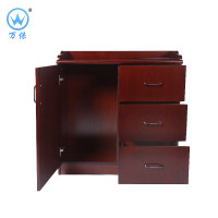 <万保>茶水柜 办公家具 现代中式办公柜 木质油漆漆面 多功能储物矮柜