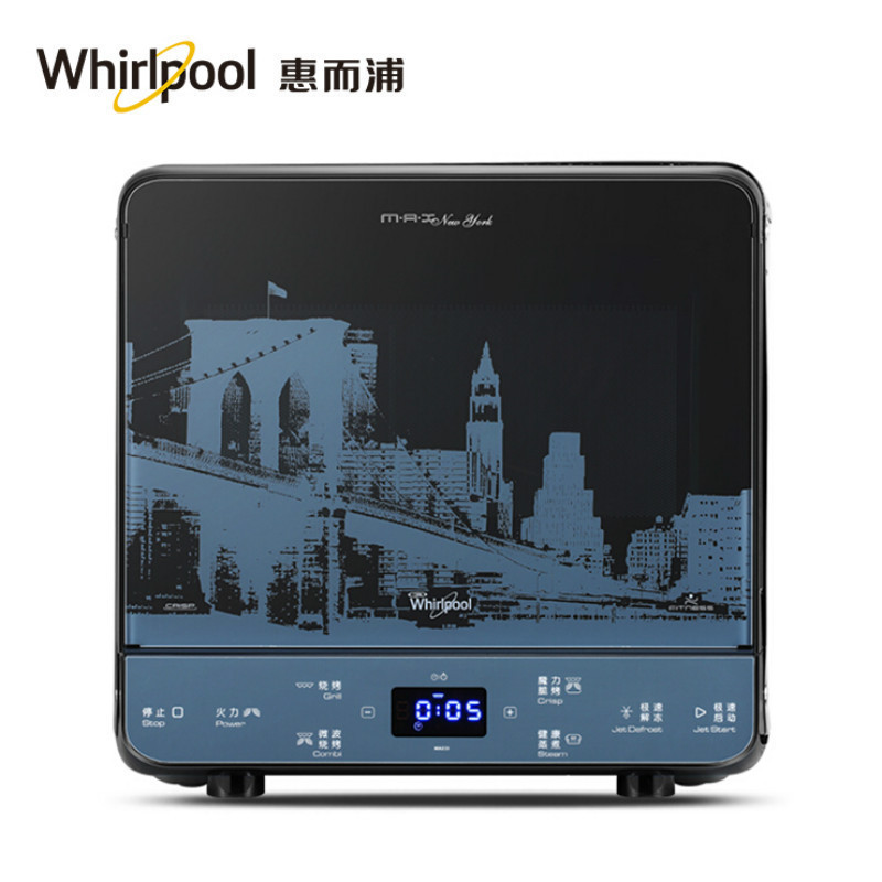 惠而浦(Whirlpool) 蒸立方微波炉MAX39/NY 家用蒸烤箱一体微波炉