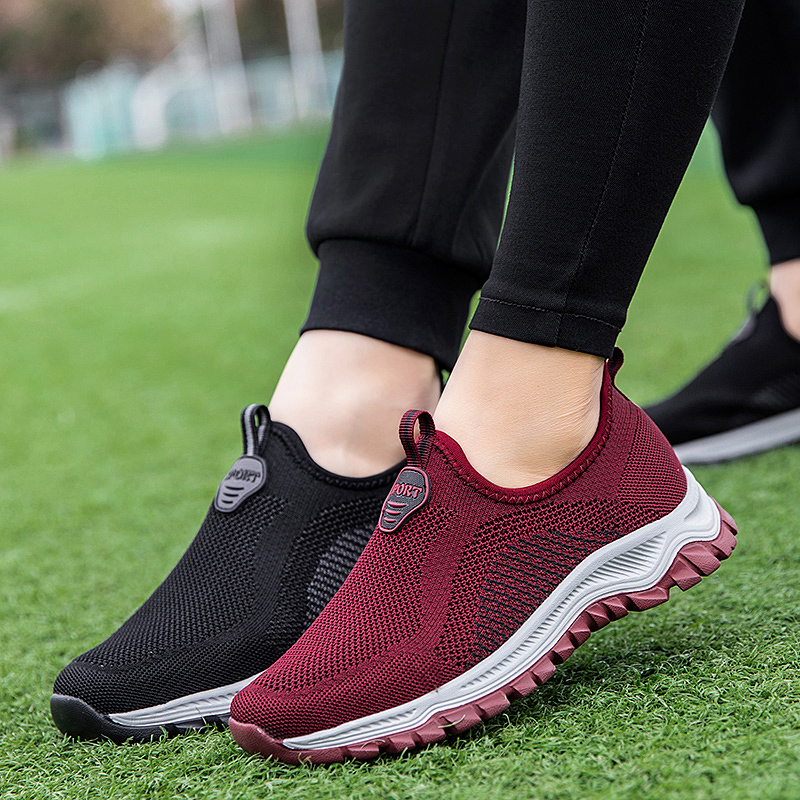 正品张凯丽知足力健身老人鞋夏季单网透气休闲运动女妈妈鞋中老年健步