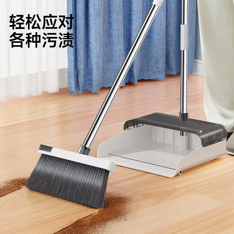 五月花扫把簸箕两件套升级加长梳齿大号笤帚簸箕扫地扫帚