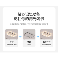 雷士照明[星雨]新款舒适光大瓦数北欧星空灯客厅主灯现代简约吸顶灯中山灯具