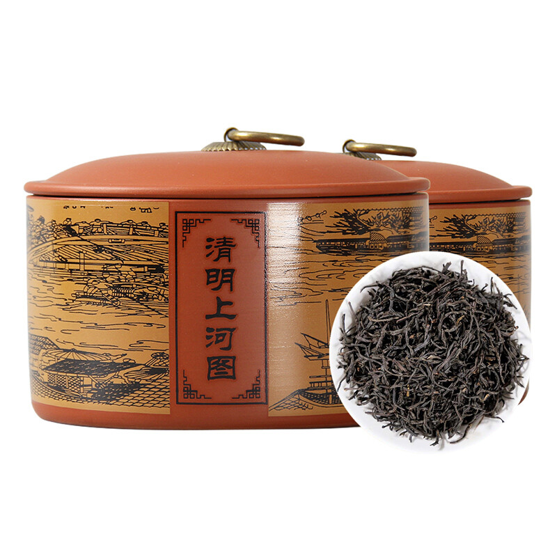 痴福新茶正山小种红茶茶叶一级正宗浓香型红茶散装陶瓷罐装200g陶瓷罐河图正山小种20_332_825高清大图