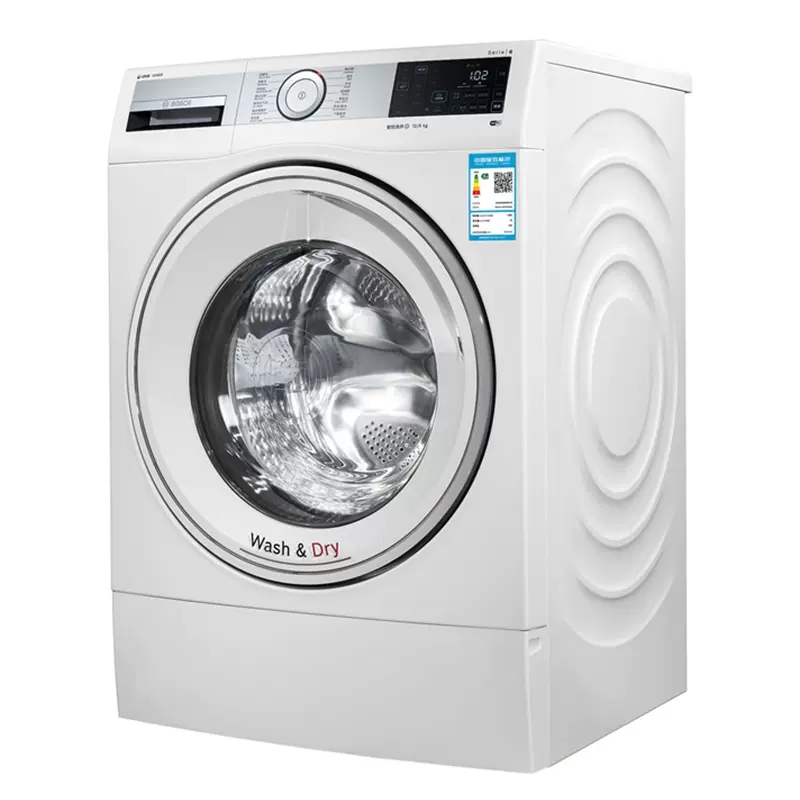 博世(BOSCH)WSD374A00W 6系 12/8公斤 变频全自动智能洗烘一体机