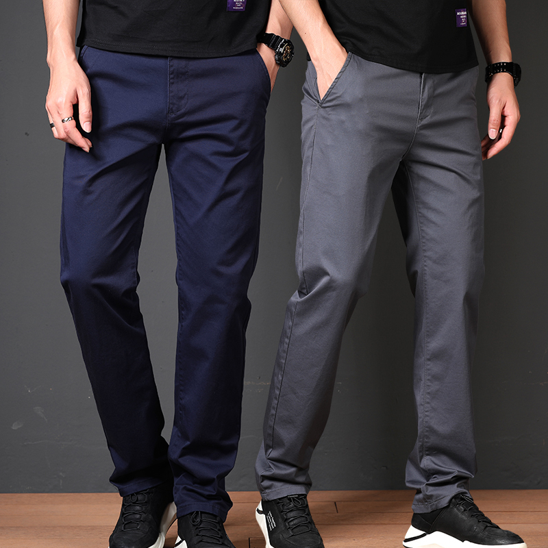 yuansu秋冬大码休闲裤加肥加大男裤男士裤子宽松直筒裤胖子肥佬长裤加