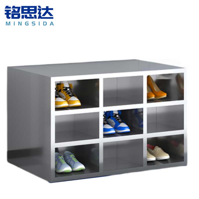 铭 思 达 不 锈钢鞋 柜 不 锈 钢 鞋 柜高清大图