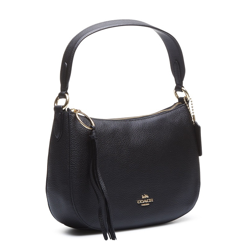 直营蔻驰coachsutton系列牛皮经典设计女士挎包纯色单肩包女包