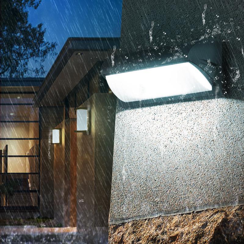 led户外壁灯过道阳台闪电客卫生间墙壁灯现代简约室外前灯庭院灯