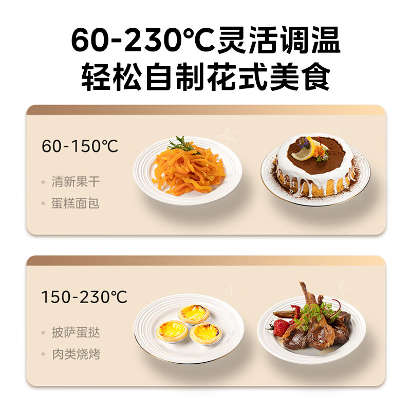 美的(Midea) 10L家用多功能迷你小烤箱 PT10K1(K)高清大图
