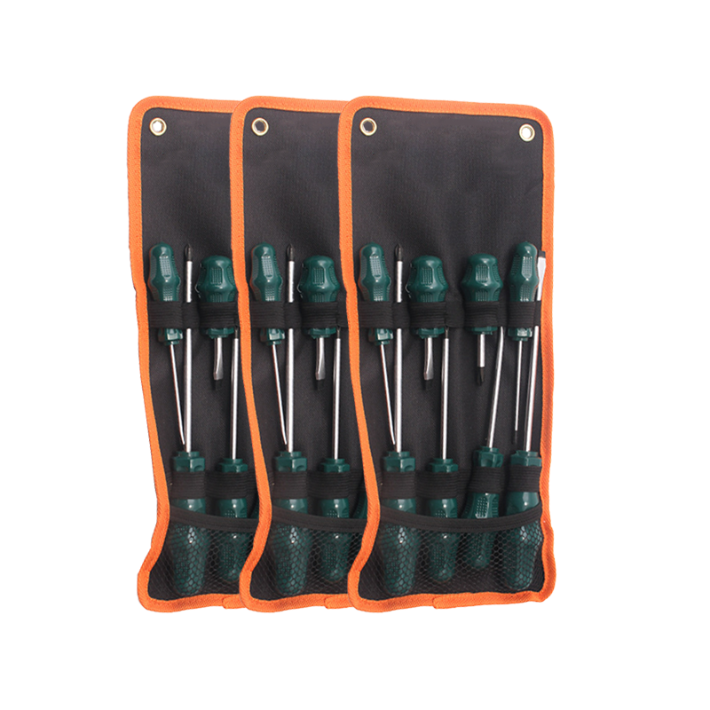 立伟铁牛绿胶炳螺丝刀八件套/套高清大图