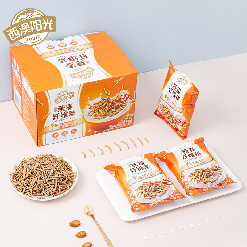 西麦 西澳阳光燕麦纤维条 420g 膳食纤维谷物粗粮代餐燕麦休闲零食 即食营养燕麦片早餐代餐