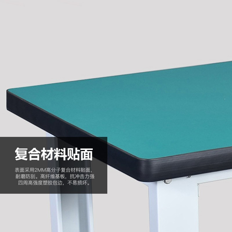 振奥 重型钳工工作台防静电桌工厂维修台车间流水线多功能工具台 /台(1800x750x1250mm 1.8米单桌带挂板)高清大图