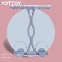 yottoy脚蹬拉力器仰卧起坐辅助器材家用健身女收肚子瑜伽弹力绳减肥神器