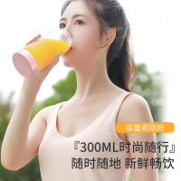 志高(CHIGO)便携式果汁机ZG-TJ09 多重保护无线便携式家用旅行料理机榨汁机搅拌机白色