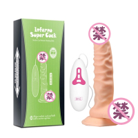 取悦 仿真假阳具 女用自慰器具 AV棒 仿真阳具成人情趣用品 电动阳具200mm帝王魔根