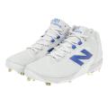 新百伦(New Balance)男子棒球鞋轻量透气防滑耐磨专业训练钉鞋高 Gray_×_Blue 45