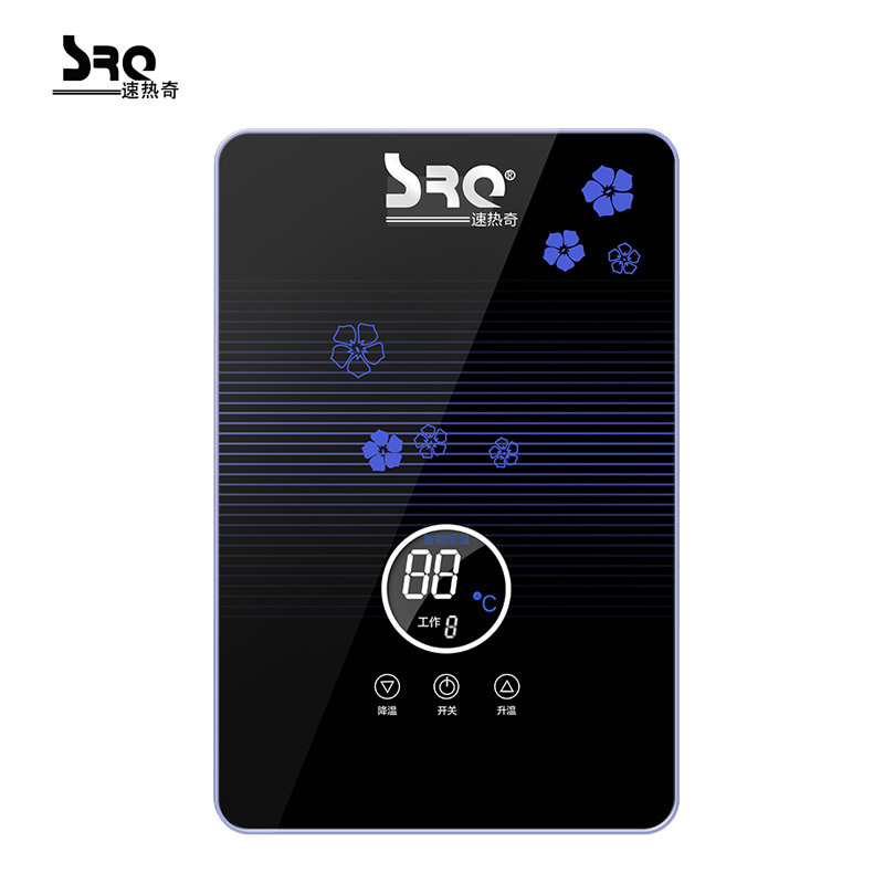 速热奇/SRQ-9011家用即热式电热水器 微电脑式按键式恒温6500W 黑色