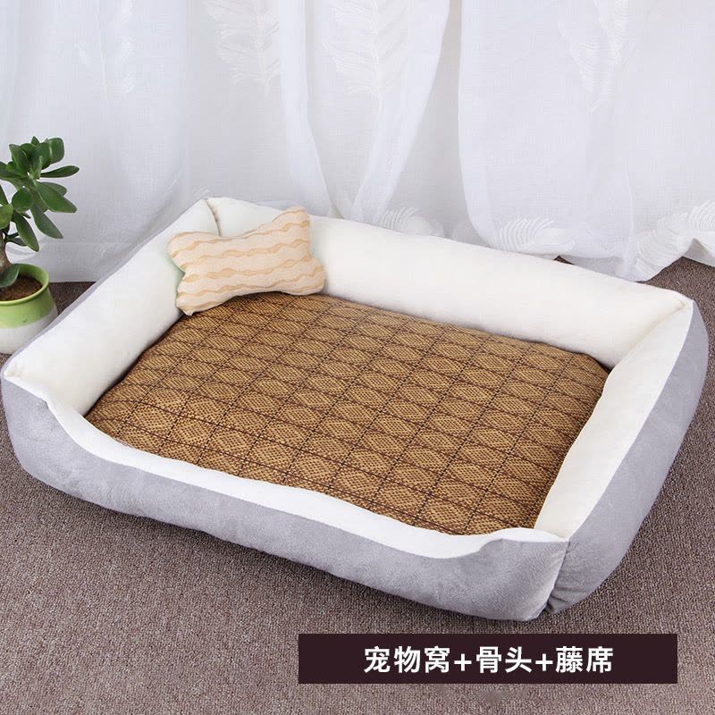 夏季狗窝四季通用猫窝宠物垫子泰迪小型大型犬冬天保暖狗狗用品床图片