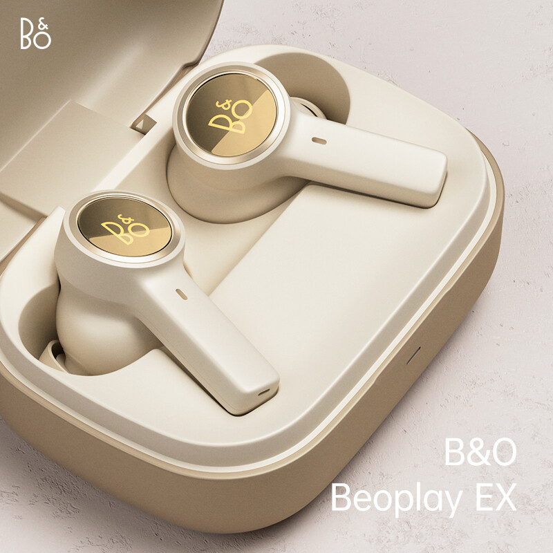 Bang&Olufsen(B&O) Beoplay EX 全新上市 自适应主动降噪第五代真无线蓝牙耳机 无线充电鎏金色高清大图