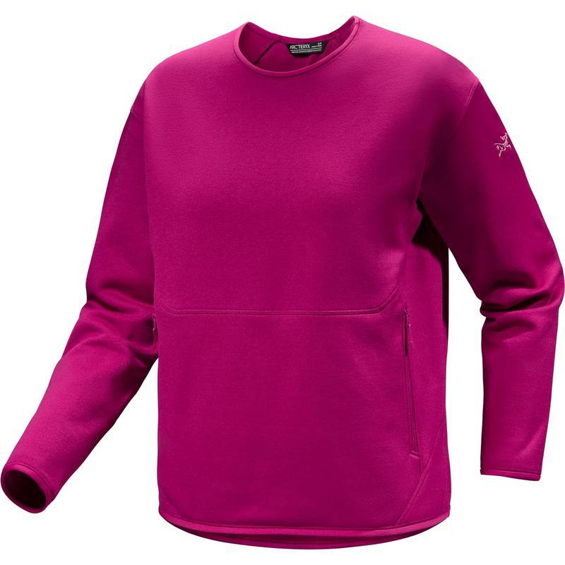 arcteryx始祖鸟kyanite船员脖子套头衫女士耐用的拉伸羊毛分层户外