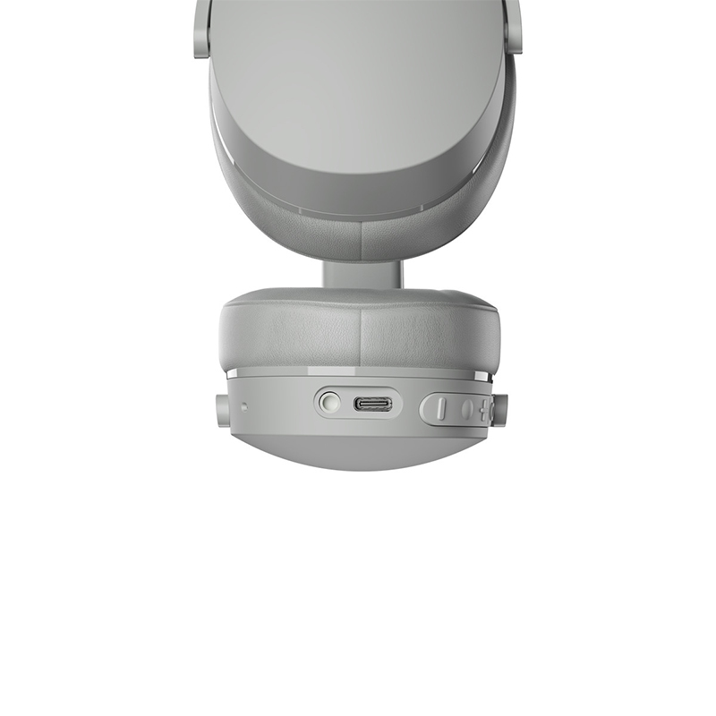 斯酷凯蒂(Skullcandy) Hesh Evo头戴式无线蓝牙耳机快充 游戏音乐华为小米苹果手机通用 浅灰色