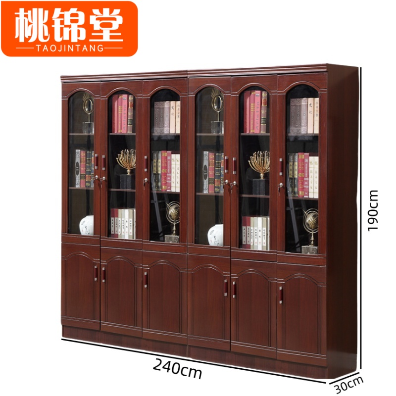 桃锦堂书柜两门 置物柜六门 个