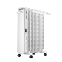 美的 (Midea)电热油汀HYX22N 三档调节2200W大功率 烘衣加湿家用取暖器电暖器电暖气片13片加热片
