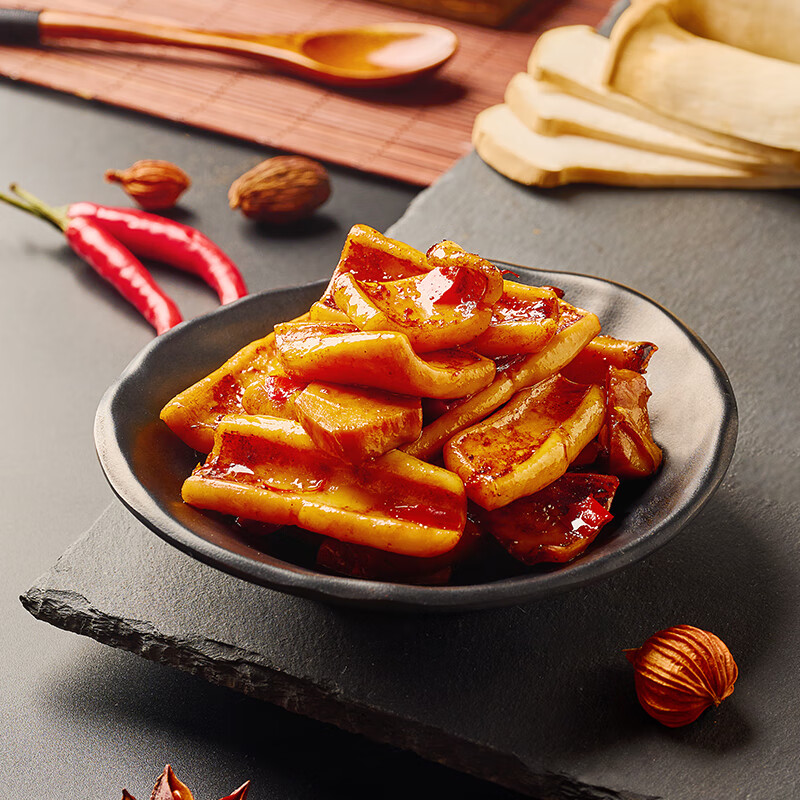 来伊份 海味系列网红小零嘴熟食下酒菜 鲍香鱿鱼48g休闲零食卤味来一份高清大图