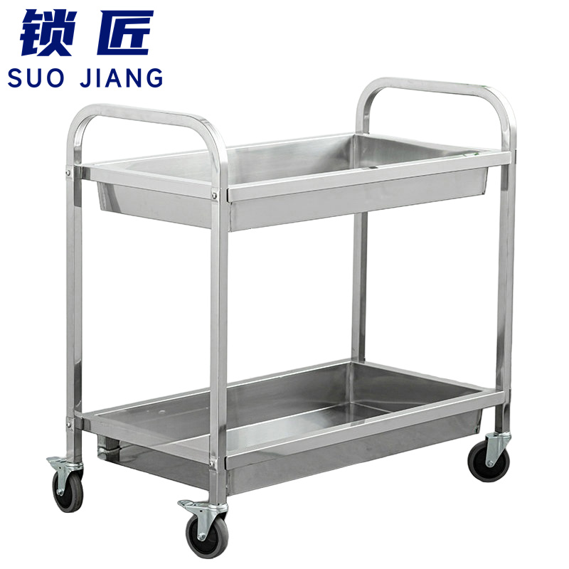 锁匠 不锈钢餐车95*50*95cm个高清大图