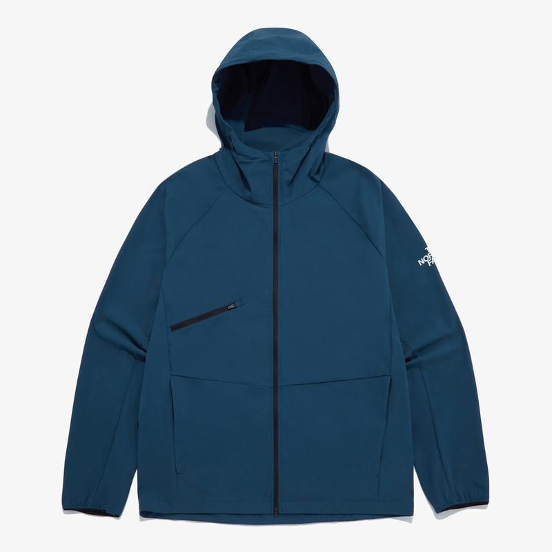 THE NORTH FACE男士运动夹克透气速干训练外套 DEEP_BLUE 095M