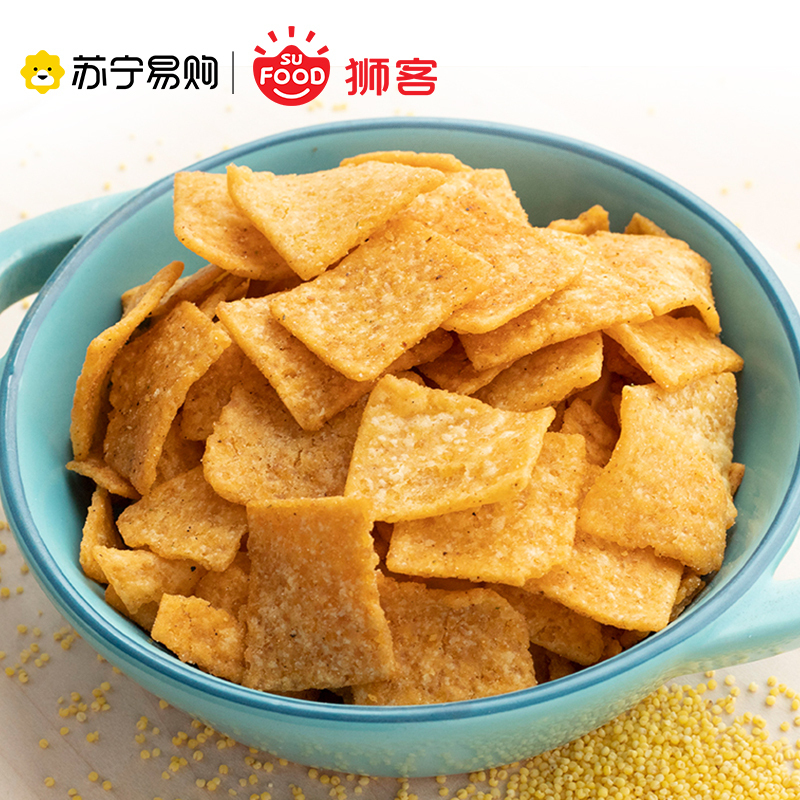 狮客[苏宁自主品牌]小米锅巴(烧烤味)70g