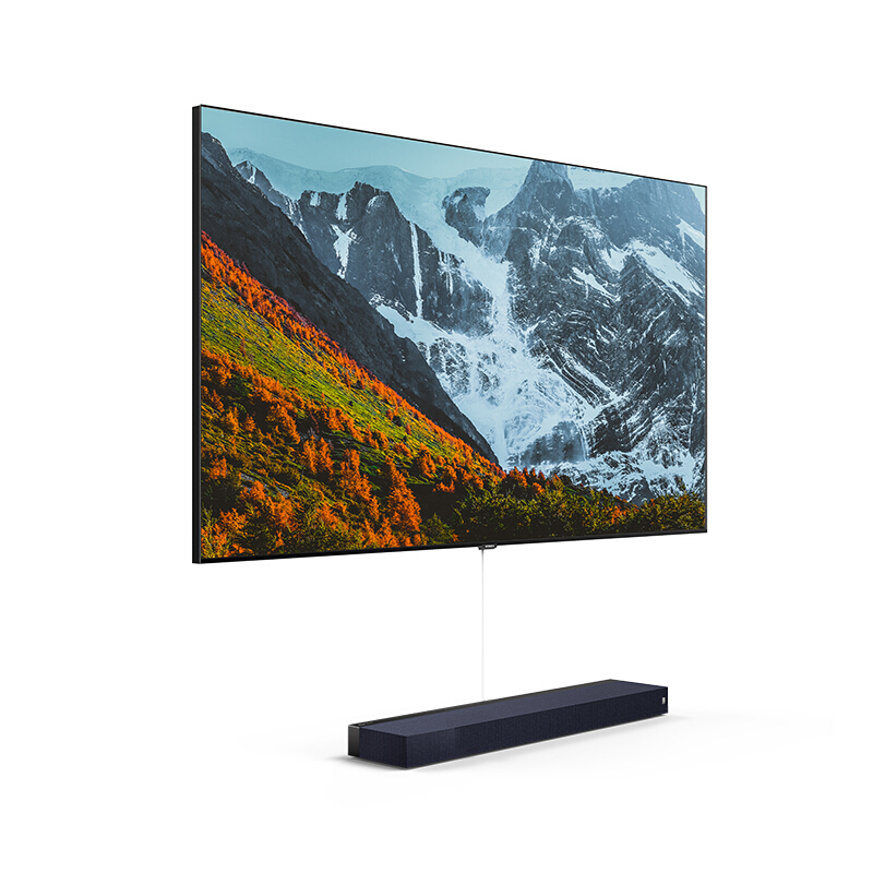 skyworth 创维75q80l 75英寸超薄4k全面大屏壁纸电视机 智能语音网络