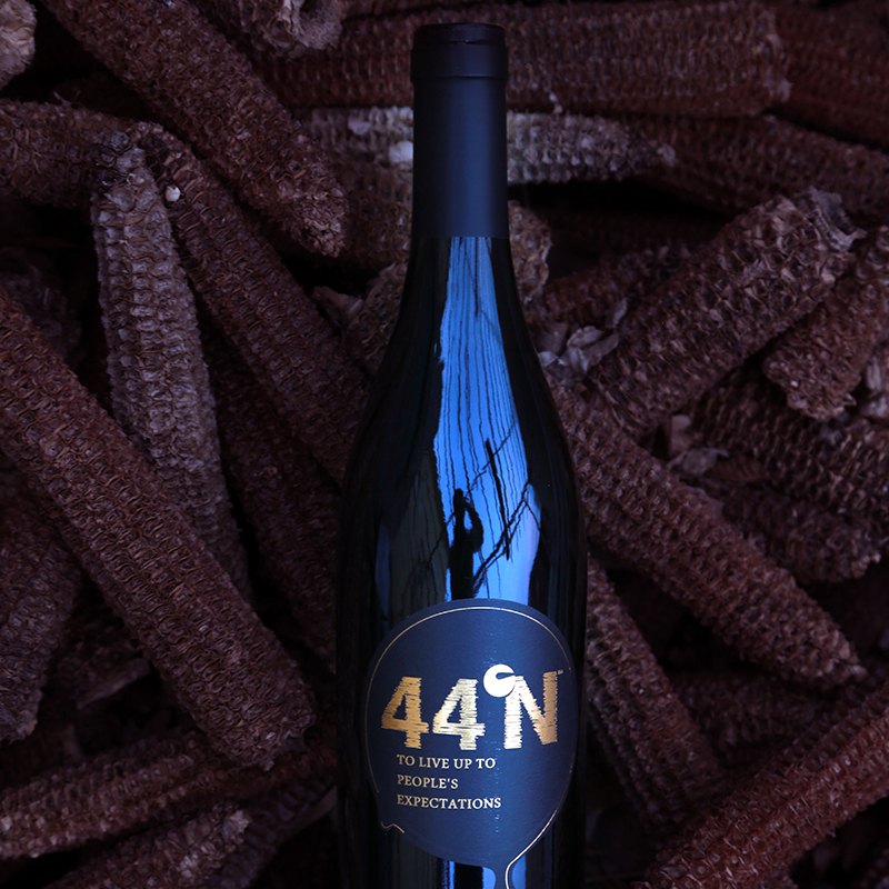 44°N精选干红葡萄酒礼箱750ML*6瓶/赠意大利水晶醒酒器