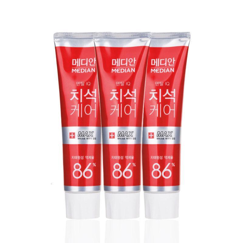 Amore 爱茉莉美迪安86%焕白洁净牙膏120g*3支 焕白祛渍 多重功效牙膏清新口气 韩国原装进口