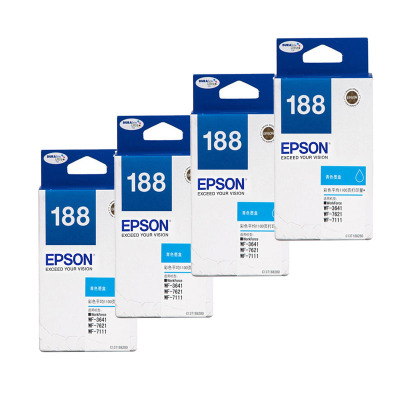 爱普生(EPSON)T1882 墨盒 约1100页(单位:件)蓝色