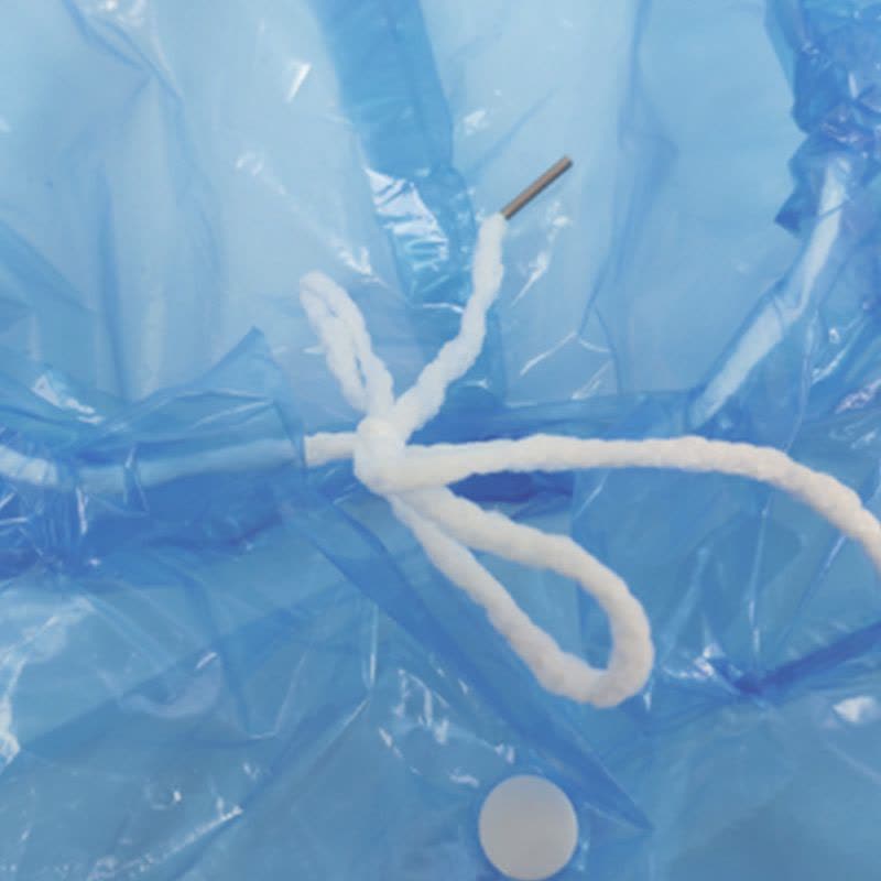 海亚森 TK-5011 一次性PE雨衣 长款均码蓝色 (计价单位:件)图片