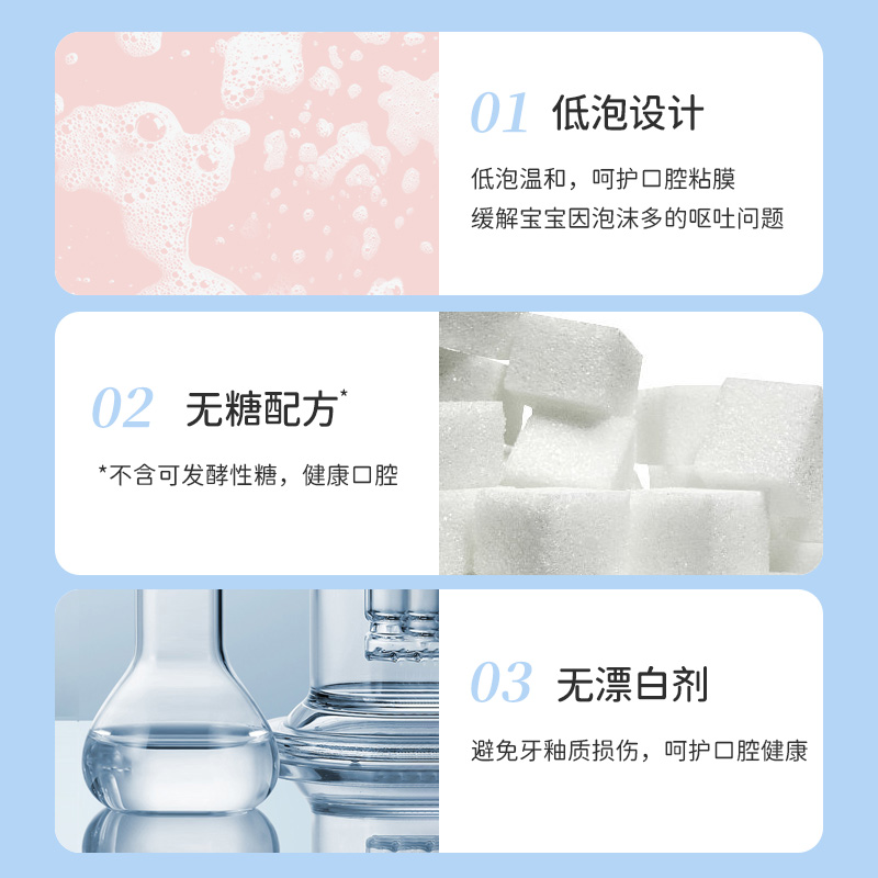 青蛙 儿童2-12岁防蛀牙膏 GA869 草莓味 60g 奶龙儿童牙膏按压式6-12岁含氟抗糖草莓味牙膏高清大图