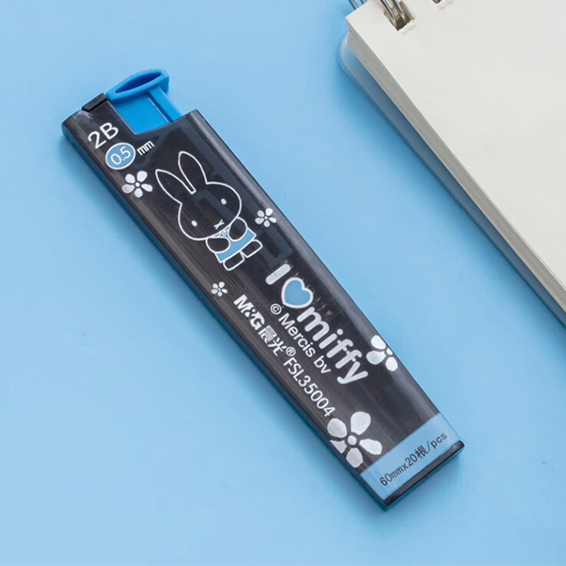 晨光铅芯20根*17盒0.52B实用米菲系列黑色FSL35004高清大图