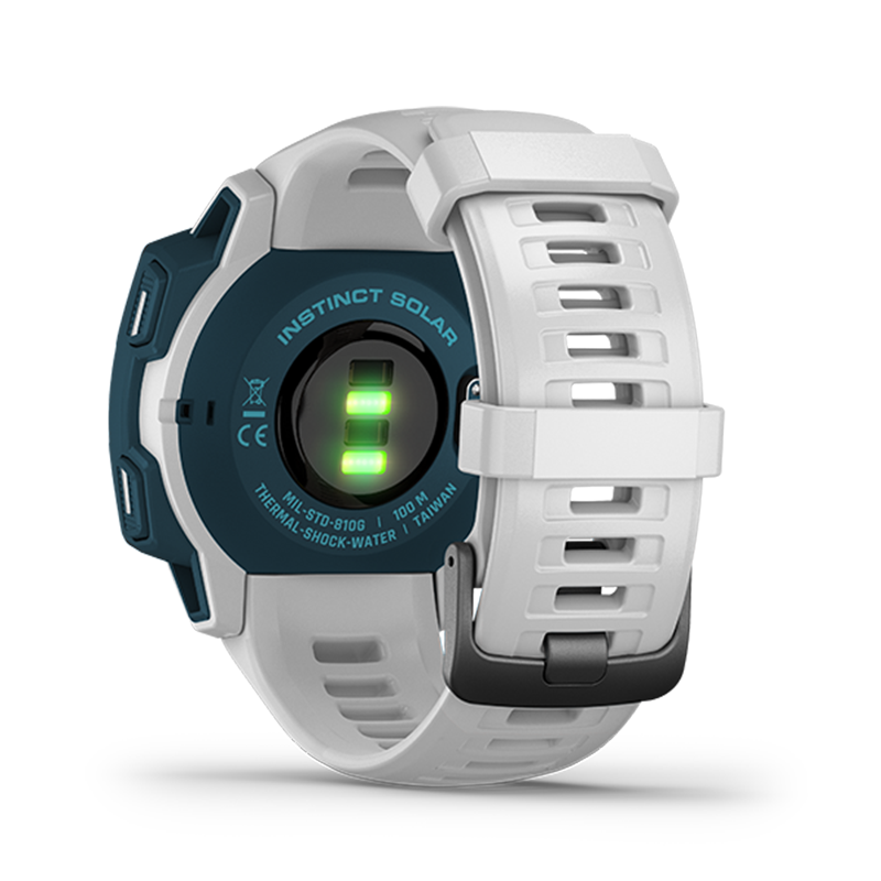 佳明 GARMIN Instinct太阳能浪潮版 本能浪花白冲浪智能户外运动心率温度血氧北斗手表