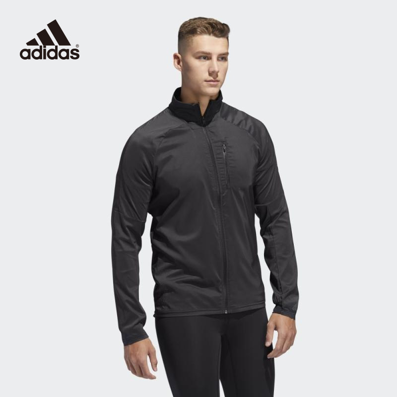 Adidas阿迪达斯夹克男秋季新款梭织立领运动服宽松外套运动茄克D73188