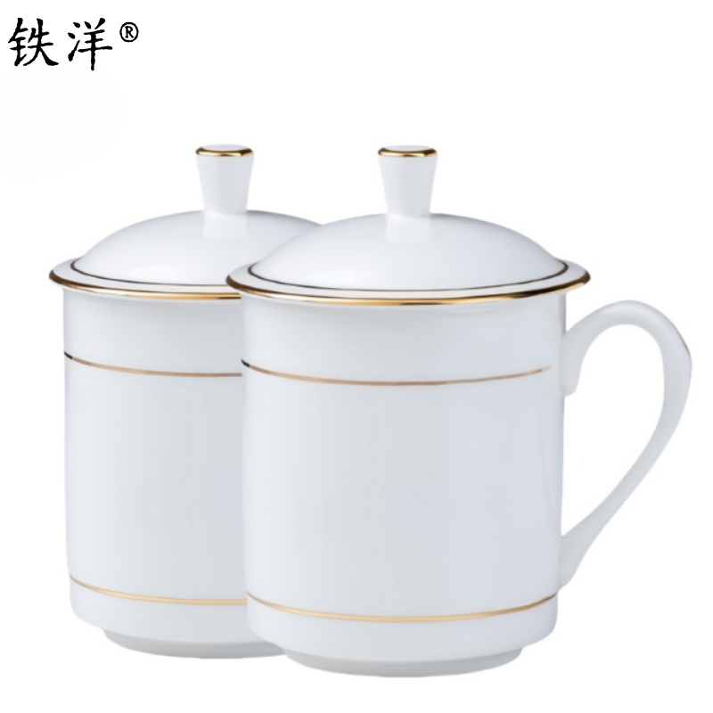 铁洋 描金平面景瓷杯小号 8cm*12.5cm 个高清大图