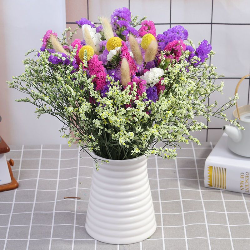 京弗花瓶 花艺天然干花真花勿忘我小雏菊干花花束家居装饰客厅卧室摆设件 四色勿忘我 黄水晶 兔尾草 黄金球木有花瓶 只有花 价格图片品牌报价 苏宁易购香香日用百货拼购店