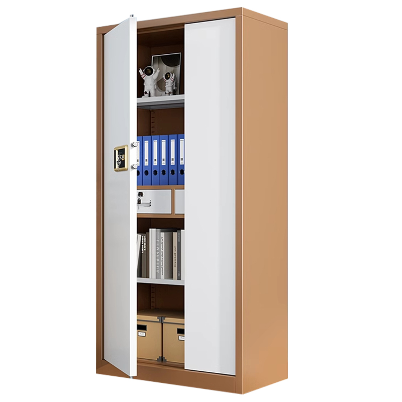 芙瑞塔文件保密柜 通体咖白台高清大图